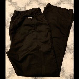 GREYS ANATOMY XL TALL black scrub bottoms